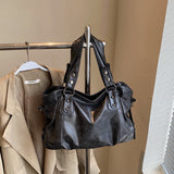 Cross-border women's bag wholesale European and American retro casual high-end one-shoulder tote bag fashionable and versatile commuter crossbody bag