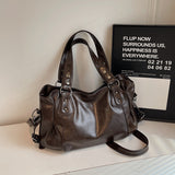 Cross-border women's bag wholesale European and American retro casual high-end one-shoulder tote bag fashionable and versatile commuter crossbody bag