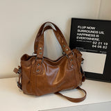 Cross-border women's bag wholesale European and American retro casual high-end one-shoulder tote bag fashionable and versatile commuter crossbody bag