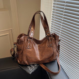 Cross-border women's bag wholesale European and American retro casual high-end one-shoulder tote bag fashionable and versatile commuter crossbody bag