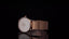 Montre Femme Luxe WWOOR Or Rose Acier Inoxydable Étanche