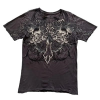 T-shirt oversized vintage punk hip hop imprimé graphique
