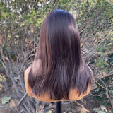 Perruque Lace Front Brun Moyen - Élégance Naturelle