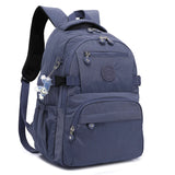 Women's Waterproof Nylon Backpack Minimalist Style with Adjustable Straps