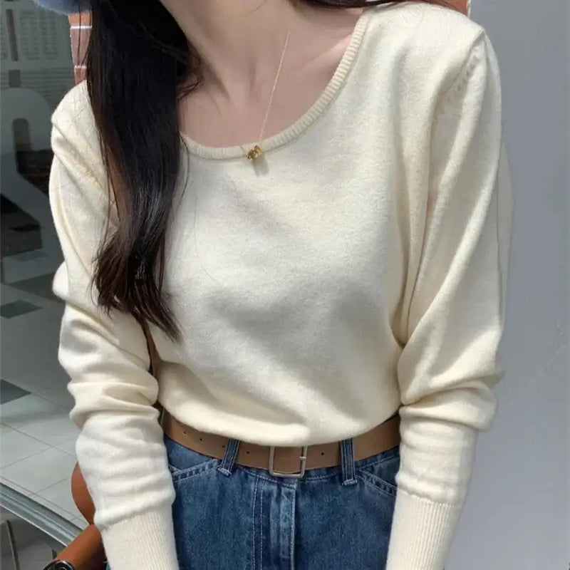 Pull en maille fine pour femme