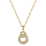 Collier grain de café en Acier Inoxydable avec pendentif