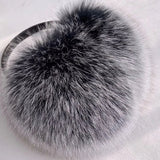 Cache-Oreilles Femme en Fourrure de Renard Naturelle Grande Taille Hiver Chaud