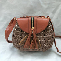 Sac bandoulière en paille élégant