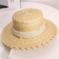 Chapeau Canotier en Paille pour Femme - Élégance et Protection Solaire