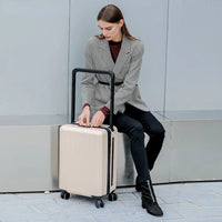 Elegant Cabin Suitcase by DOUBLE TRAVELER 🌟