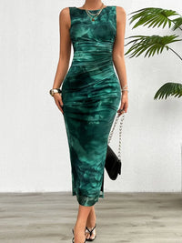 Robe Femme Printemps Été Style Amincissant sans Manches