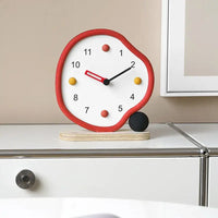 Horloge de table rétro créative