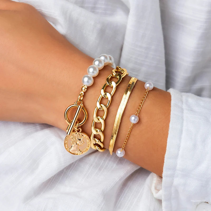 Ensemble de bracelets Boho Vintage