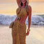 Robe d'Été Longue à Franges pour Femme - Élégance Plage