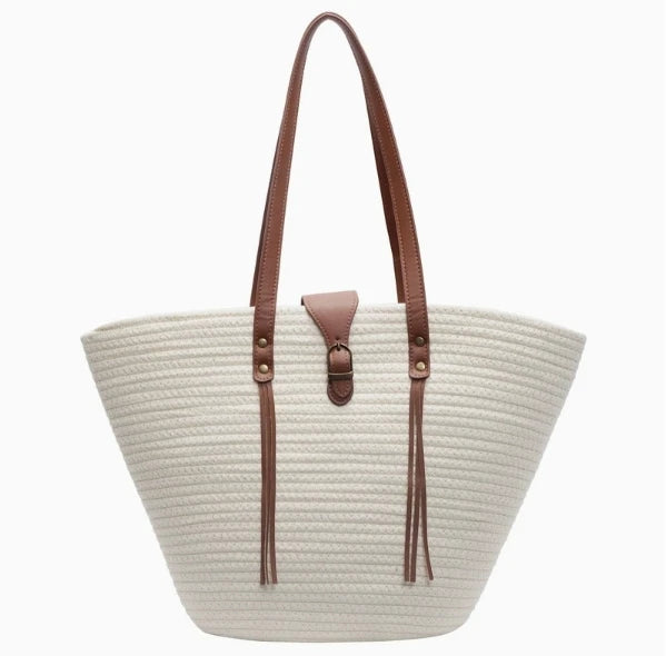 Sac fourre-tout décontracté pour femme pour plage et déplacement quotidien