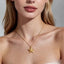 Bohemian Starfish & Shell Stainless Steel Necklace