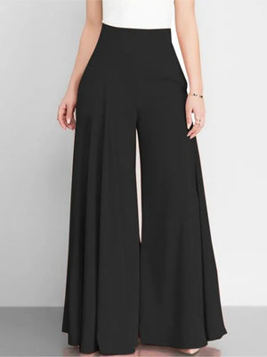 Pantalon Large Taille Haute Élégant pour Femme