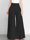 Pantalon Large Taille Haute Élégant pour Femme
