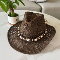Chapeau Bohème en Paille pour Femme – Style Vintage Été et Plage