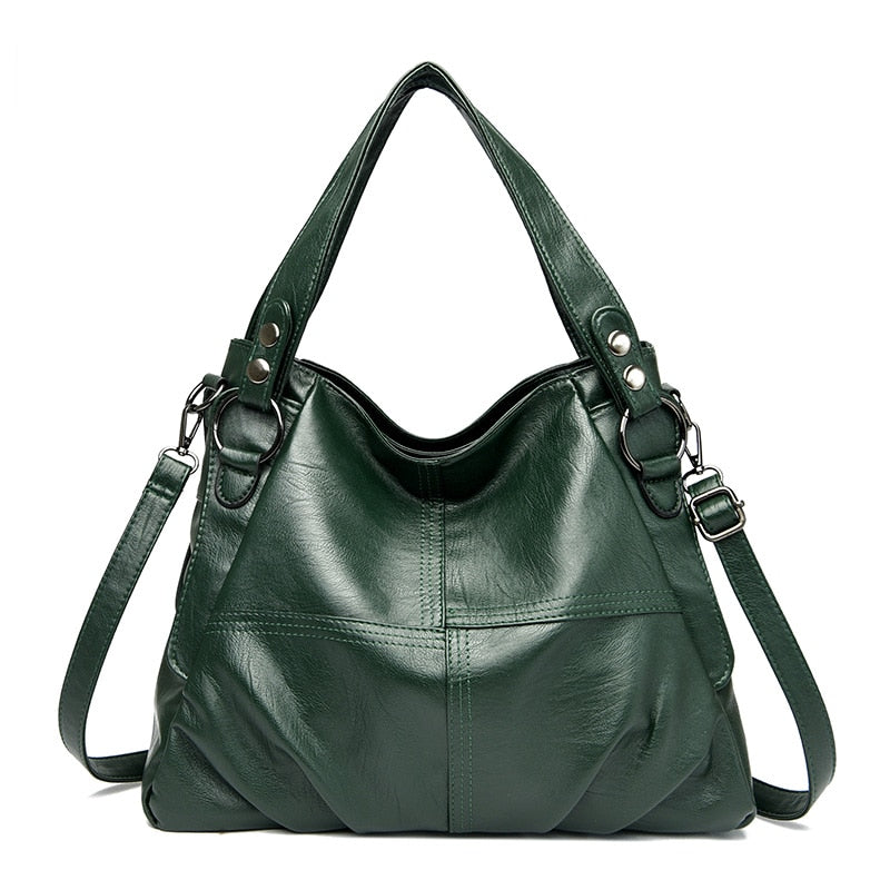 Elegant Handbag in Soft Faux Leather