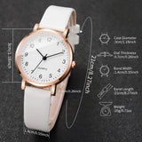 Montre femme quartz bracelet cuir noir cadran chiffres romains argenté vue de dessus