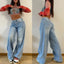 Jean ample taille haute femme - confort et style