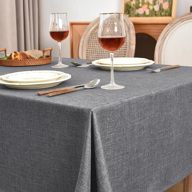 Rectangular Cotton Linen Tablecloth