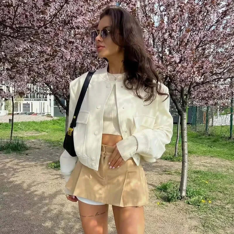 Cazadora bomber de aviador otoño/invierno para mujer