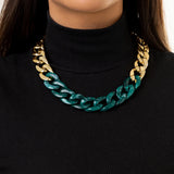 Collier Chaîne tendance en acrylique