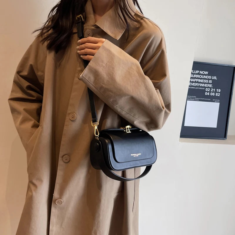 Mini Sac à Bandoulière Carré Simple pour Femmes