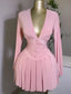 Robe Mini Femme de Soirée Décontractée Échancrée