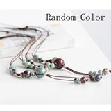 Collier Bohème Tendance pour Femmes avec Pendentifs Élégants