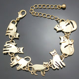 Bracelet Vintage avec Médailles Religieuses et Croix