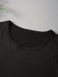 T-shirt Femme à Manches Courtes avec Imprimé Pissenlit