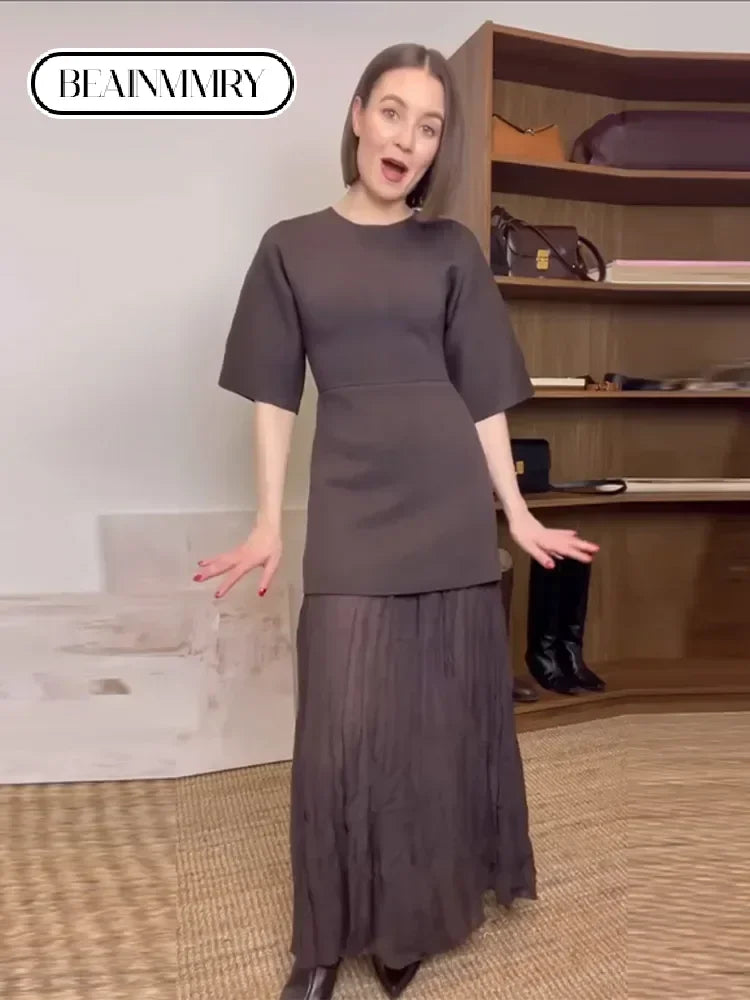 Robe en Maille Élégante pour Femmes