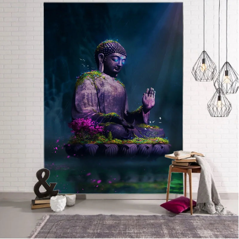 Tapis Murale Bouddha Indien