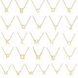 Collier personnalisé en acier avec Initiale pour femmes