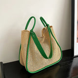 Sac en paille tissé à la main pour femme