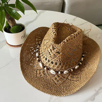 Chapeau Bohème en Paille pour Femme – Style Vintage Été et Plage