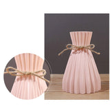 Vase Pliage Style Origami en Plastique Moderne pour Fleurs Séchées