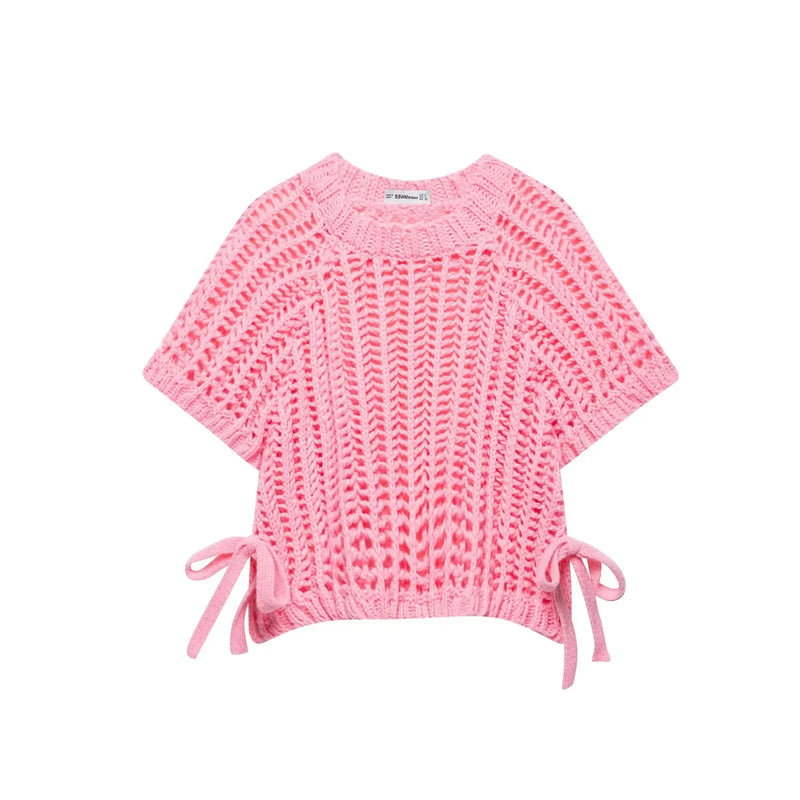 Pull en Maille Ajourée pour Femme