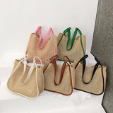 Sac en paille tissé à la main pour femme