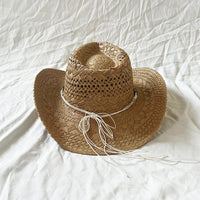 Chapeau de Plage Bohème en Paille Tressée