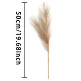 Lot de 6 Fleurs Artificielles Pampas en Soie pour Décoration Table