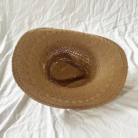 Chapeau de Plage Bohème en Paille Tressée