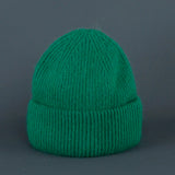 Bonnet Hiver Femme en Fourrure de Lapin Tricoté Chaud Style Minimaliste