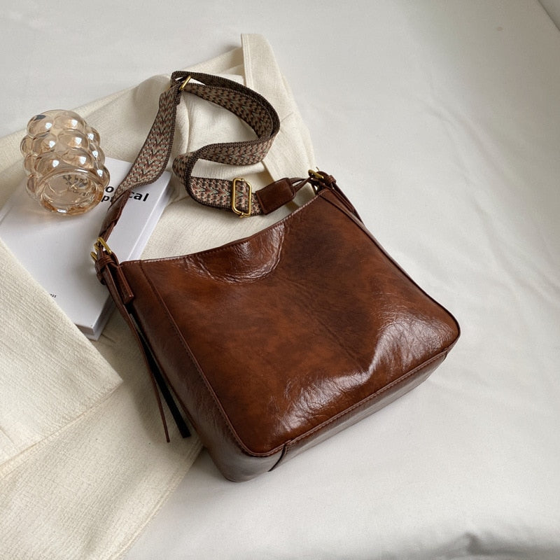 Stylish and spacious crossbody tote bag
