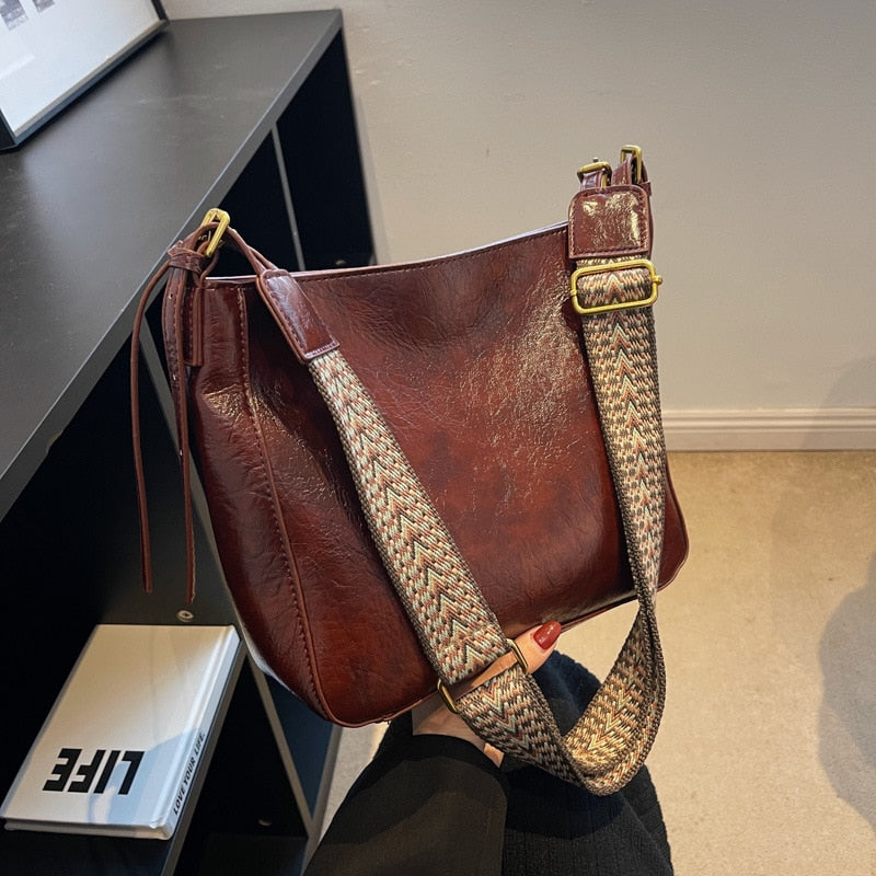 Stylish and spacious crossbody tote bag