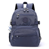 Women's Waterproof Nylon Backpack Minimalist Style with Adjustable Straps