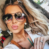 Lunettes de Soleil Ovales Vintage pour Tous